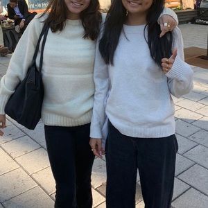 VERO MODA off-white knit sweater